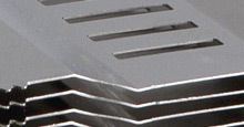 Heat sink fins